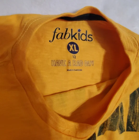 NEW NWT x3 Bundle Fab Kids Short Sleeve Tees, XL, Sz 12 - Picture 9 of 10